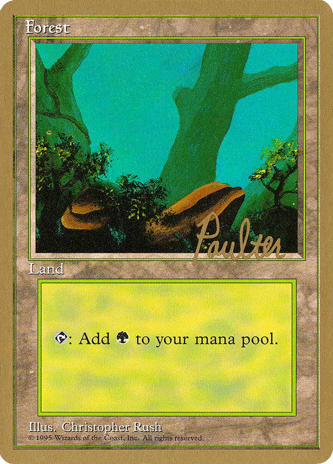 Forest (pp378) (Preston Poulter) [Pro Tour Collector Set] | Odin's Place