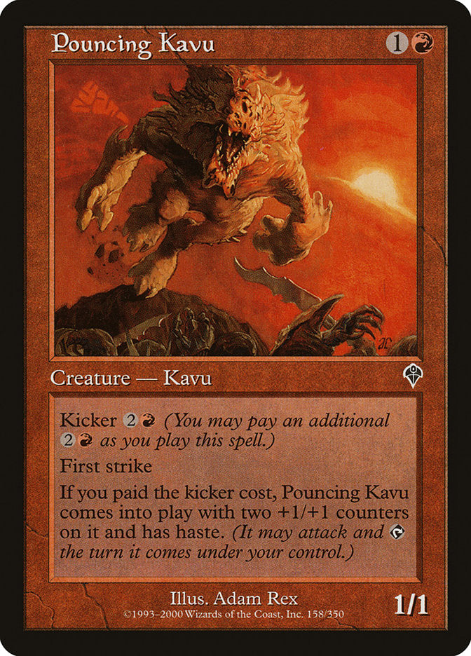 Pouncing Kavu (158) [Invasion] | Odin's Place