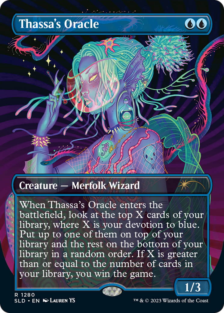 Thassa's Oracle (Borderless) [Secret Lair Drop Series] | Odin's Place