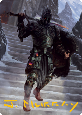 Dakkon, Shadow Slayer Art Card (49) (Gold-Stamped Signature) [Modern Horizons 2 Art Series] | Odin's Place