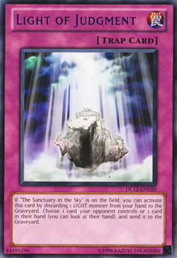 Light of Judgment (Purple) [DL12-EN020] Rare | Odin's Place
