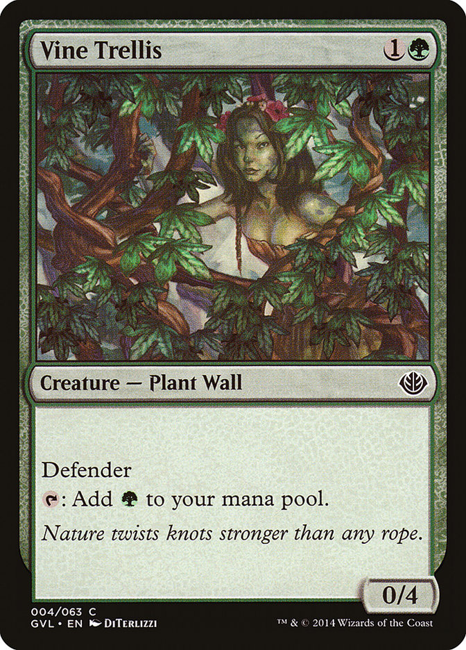Vine Trellis (4) (Garruk vs. Liliana) [Duel Decks Anthology] | Odin's Place