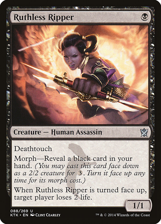 Ruthless Ripper (88) [Khans of Tarkir] | Odin's Place