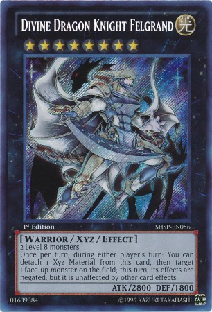 Divine Dragon Knight Felgrand [SHSP-EN056] Secret Rare | Odin's Place