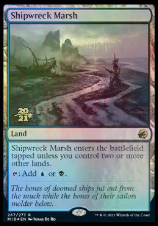 Shipwreck Marsh [Innistrad: Midnight Hunt Prerelease Promos] | Odin's Place