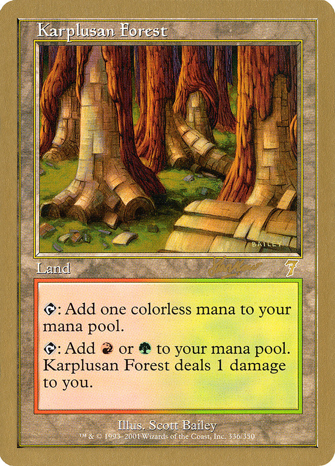 Karplusan Forest (Sim Han How) [World Championship Decks 2002] | Odin's Place