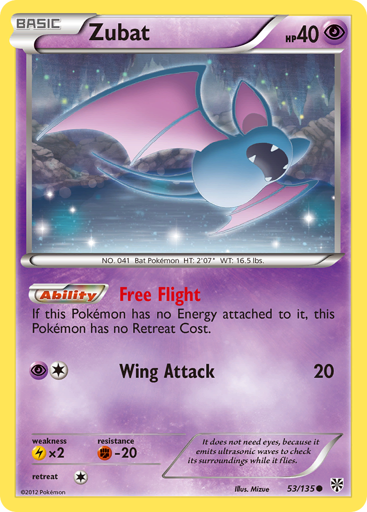 Zubat (53/135) [Black & White: Plasma Storm] | Odin's Place