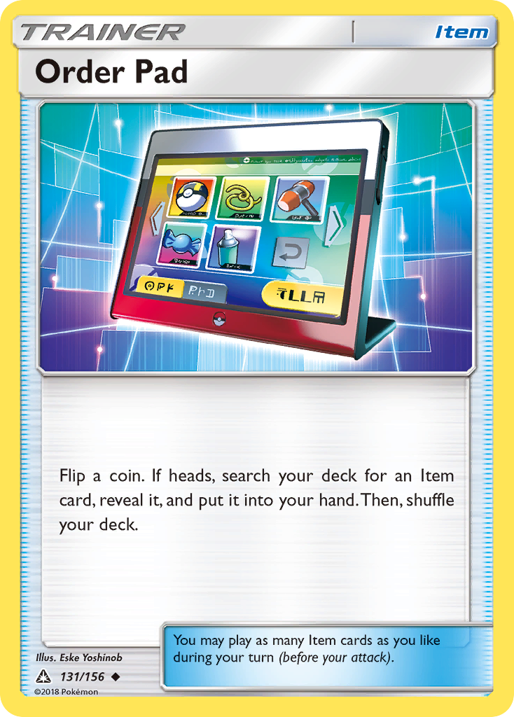 Order Pad (131/156) [Sun & Moon: Ultra Prism] | Odin's Place