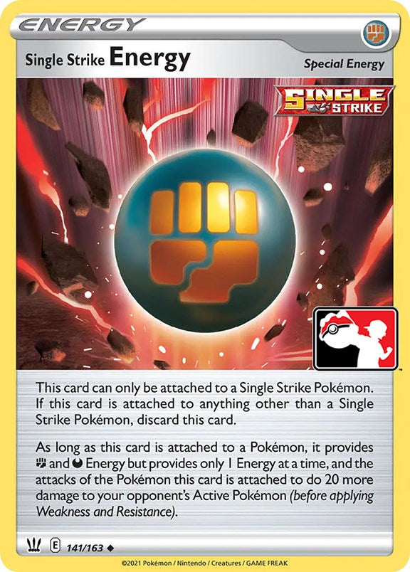 Single Strike Energy (141/163) [Prize Pack Series Two] | Odin's Place