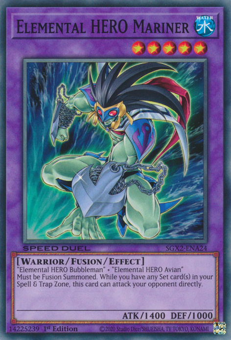 Elemental HERO Mariner [SGX2-ENA24] Common | Odin's Place
