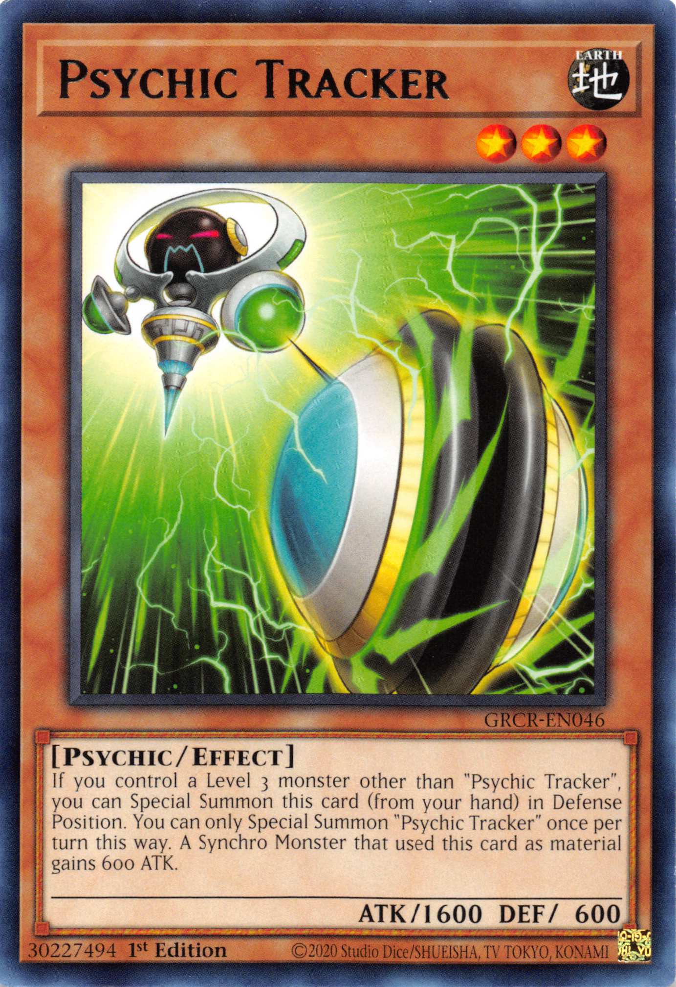 Psychic Tracker [GRCR-EN046] Rare | Odin's Place