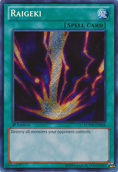 Raigeki [LCYW-EN054] Secret Rare | Odin's Place