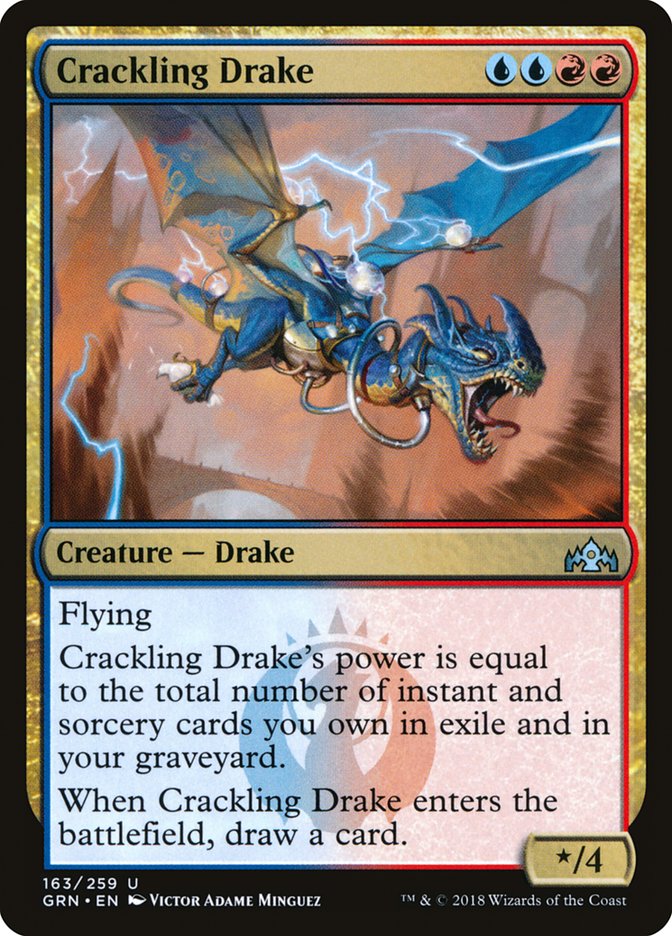 Crackling Drake (163) [Guilds of Ravnica] | Odin's Place