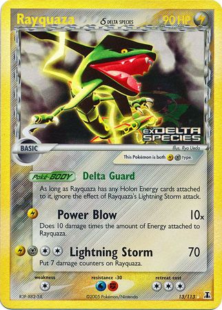 Rayquaza (13/113) (Delta Species) (Stamped) [EX: Delta Species] | Odin's Place