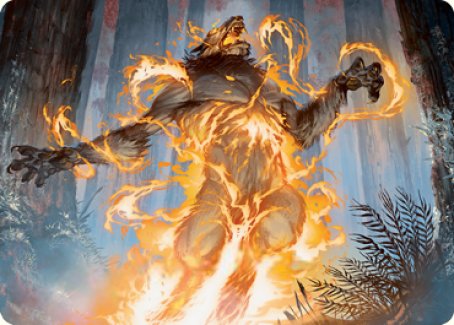 Burn the Accursed Art Card [Innistrad: Midnight Hunt Art Series] | Odin's Place