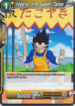 Vegeta, the Sweet-Talker (BT8-072) [Malicious Machinations] | Odin's Place