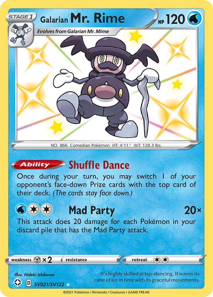 Galarian Mr. Rime (SV021/SV122) [Sword & Shield: Shining Fates] | Odin's Place