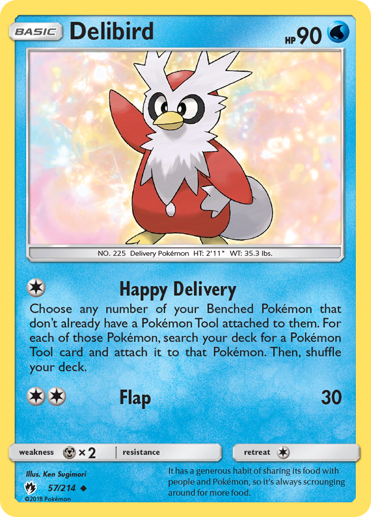 Delibird (57/214) [Sun & Moon: Lost Thunder] | Odin's Place