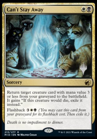 Can't Stay Away (Promo Pack) [Innistrad: Midnight Hunt Promos] | Odin's Place
