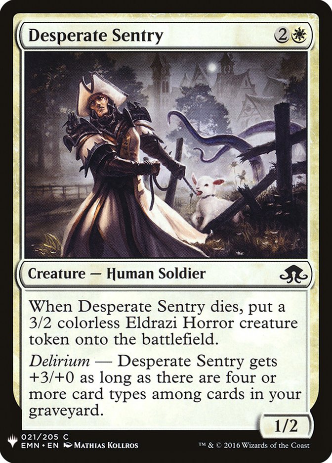 Desperate Sentry [Mystery Booster] | Odin's Place