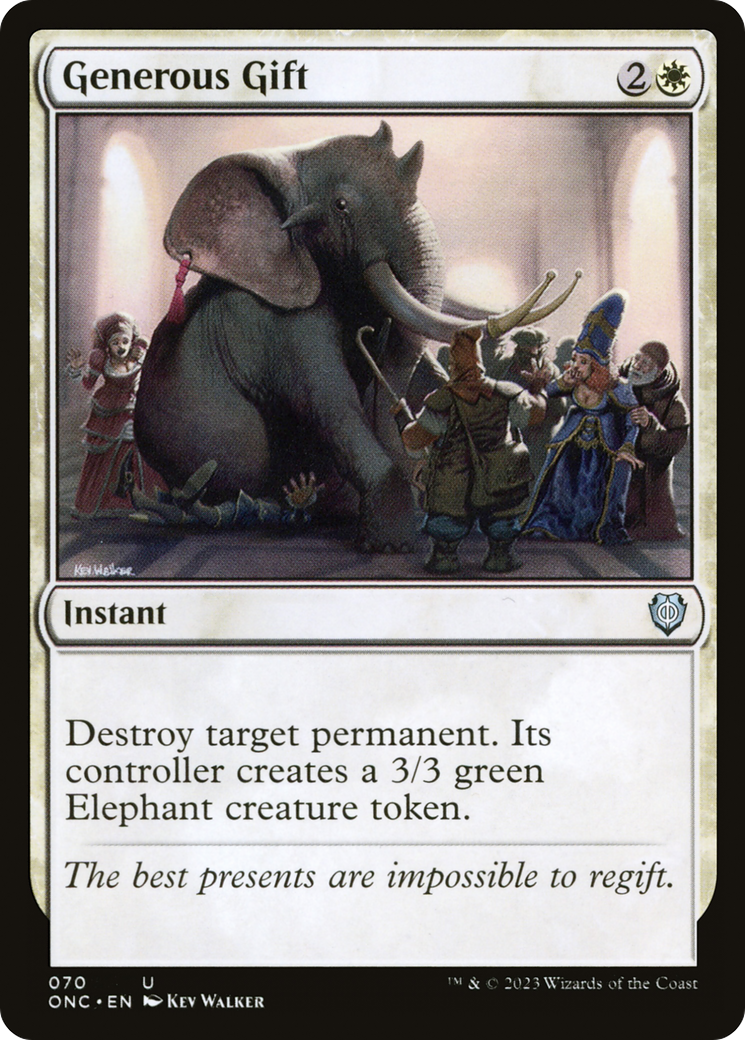 Generous Gift [Phyrexia: All Will Be One Commander] | Odin's Place