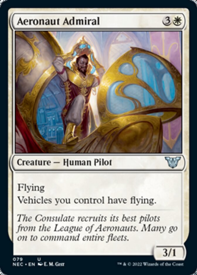 Aeronaut Admiral [Kamigawa: Neon Dynasty Commander] | Odin's Place