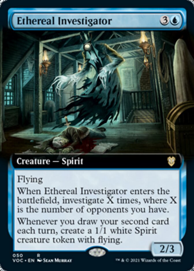 Ethereal Investigator (Extended Art) [Innistrad: Crimson Vow Commander] | Odin's Place