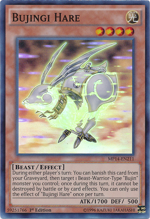 Bujingi Hare [MP14-EN211] Super Rare | Odin's Place