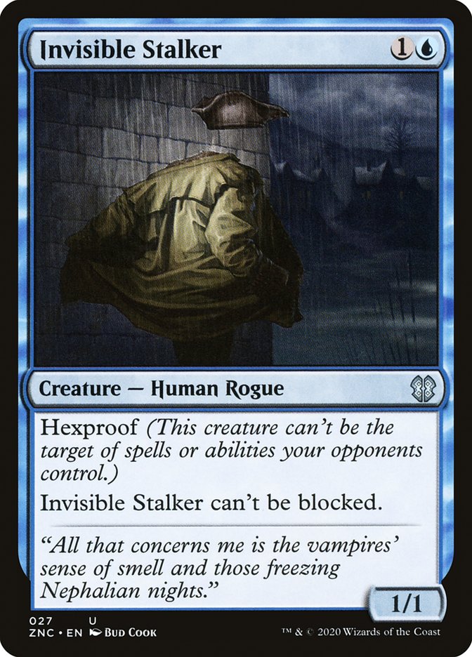 Invisible Stalker [Zendikar Rising Commander] | Odin's Place