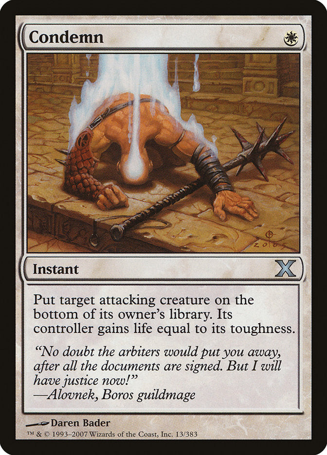 Condemn (13) [Tenth Edition] | Odin's Place
