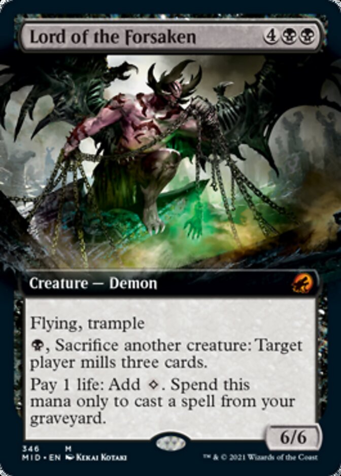 Lord of the Forsaken (Extended Art) [Innistrad: Midnight Hunt] | Odin's Place