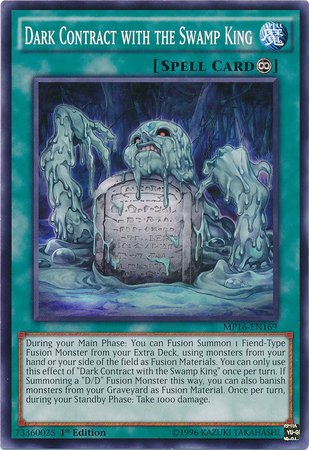 Dark Contract with the Swamp King [MP16-EN169] Common | Odin's Place