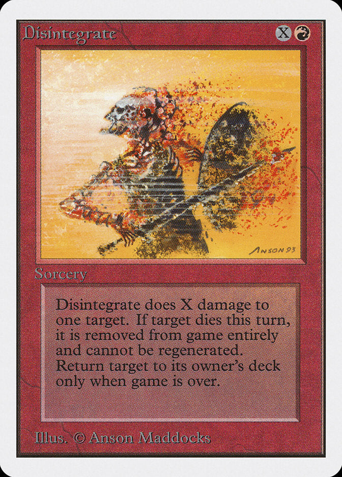 Disintegrate (141) [Unlimited Edition] | Odin's Place
