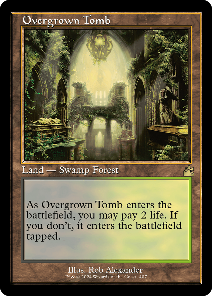 Overgrown Tomb (Retro) [Ravnica Remastered] | Odin's Place