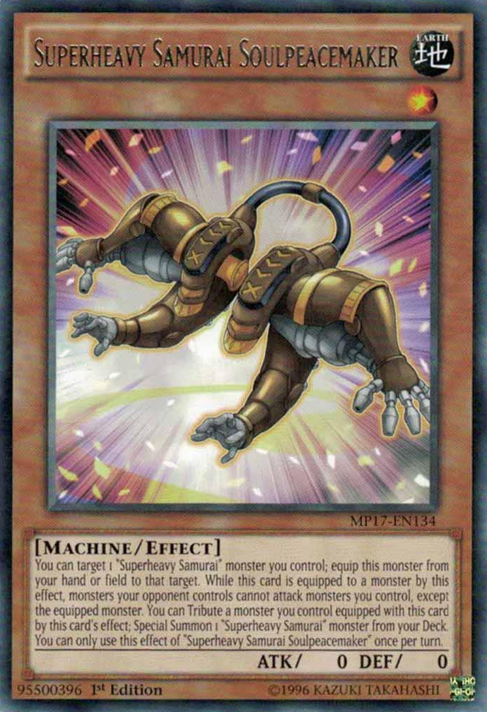 Superheavy Samurai Soulpeacemaker [MP17-EN134] Rare | Odin's Place
