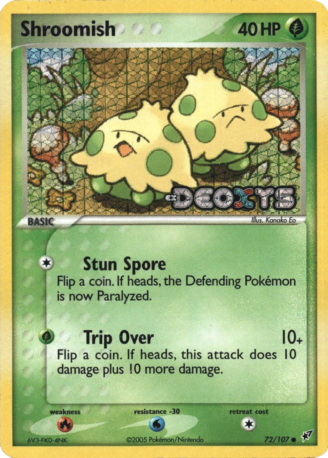 Shroomish (72/107) (Stamped) [EX: Deoxys] | Odin's Place