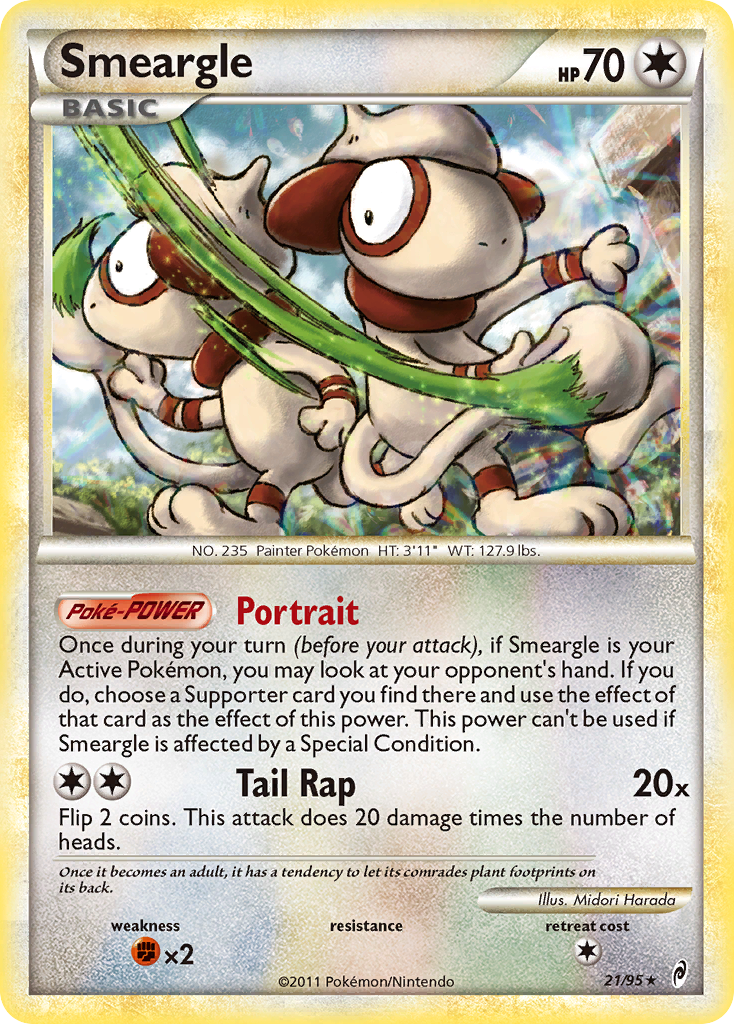Smeargle (21/95) [HeartGold & SoulSilver: Call of Legends] | Odin's Place