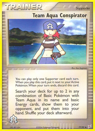 Team Aqua Conspirator (77/95) [EX: Team Magma vs Team Aqua] | Odin's Place