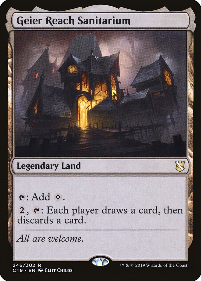 Geier Reach Sanitarium [Commander 2019] | Odin's Place