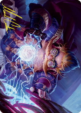 Storm-Kiln Artist Art Card (Gold-Stamped Signature) [Strixhaven: School of Mages Art Series] | Odin's Place