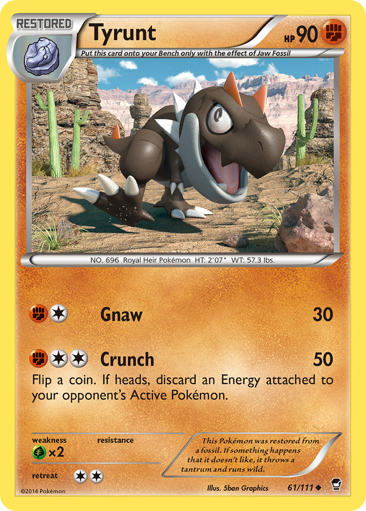 Tyrunt (61/111) [XY: Furious Fists] | Odin's Place