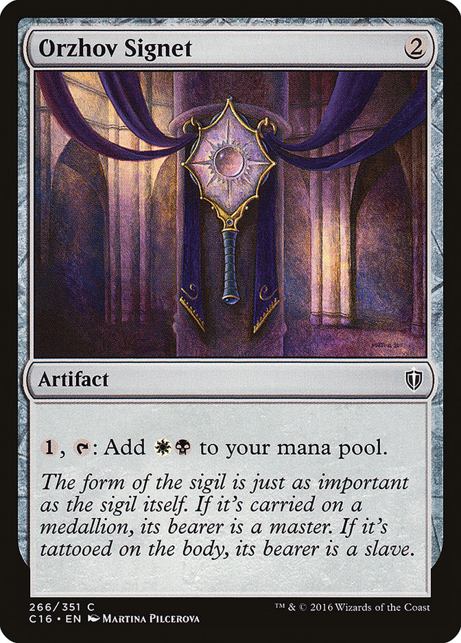 Orzhov Signet (266) [Commander 2016] | Odin's Place