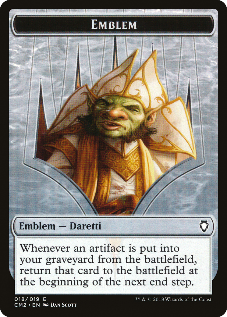 Treasure // Daretti Emblem Double-Sided Token [Secret Lair Drop Series] | Odin's Place