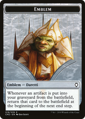 Treasure // Daretti Emblem Double-Sided Token [Secret Lair Drop Series] | Odin's Place