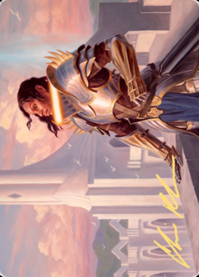 Tazri, Beacon of Unity Art Card [Zendikar Rising Art Series] | Odin's Place