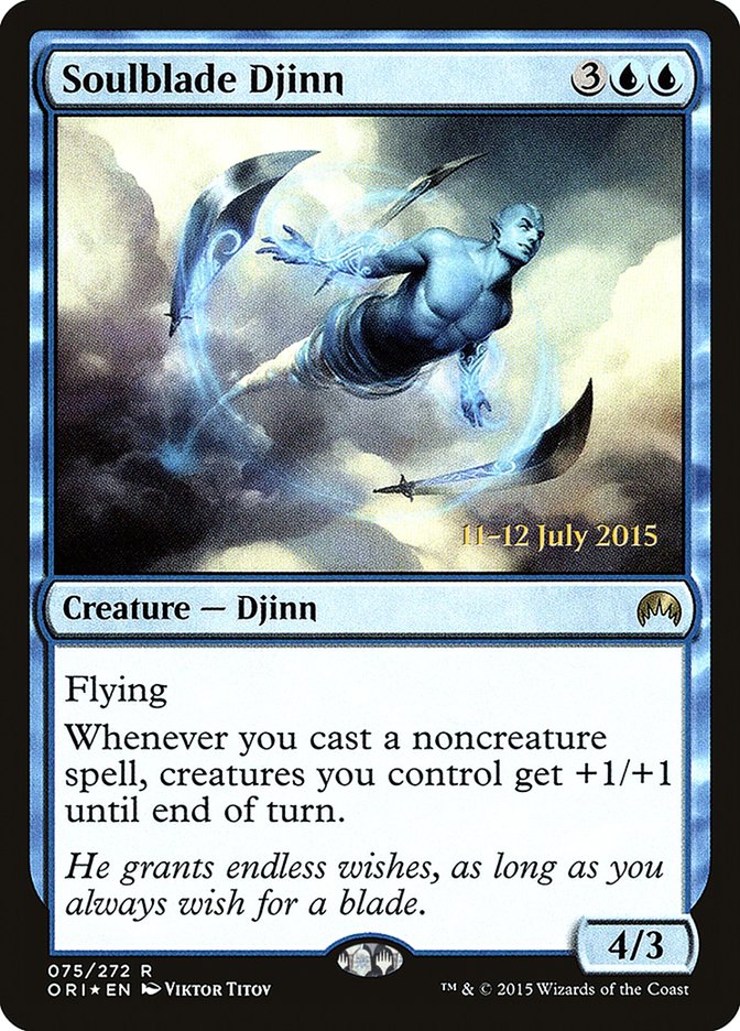 Soulblade Djinn (75) [Magic Origins Prerelease Promos] | Odin's Place