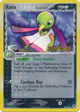 Xatu (25/101) (Delta Species) (Stamped) [EX: Dragon Frontiers] | Odin's Place