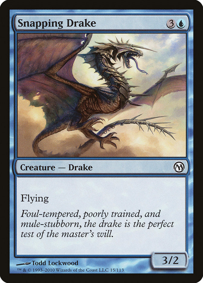 Snapping Drake (15) [Duels of the Planeswalkers] | Odin's Place
