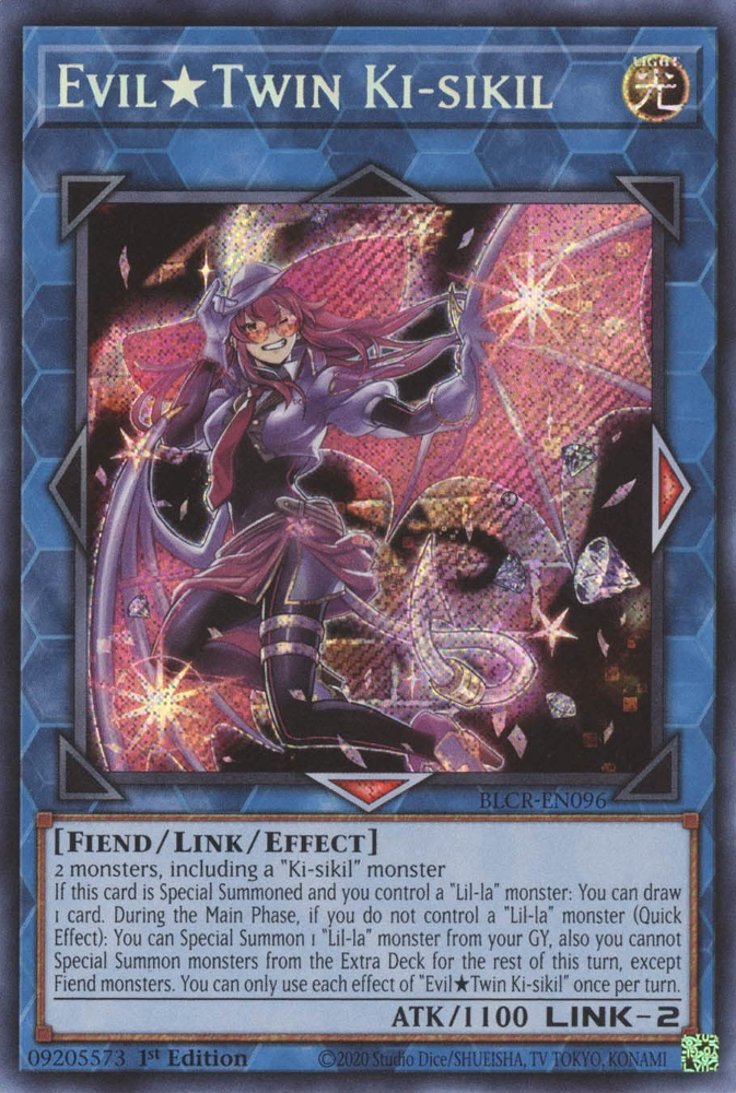 Evil Twin Ki-sikil [BLCR-EN096] Secret Rare | Odin's Place