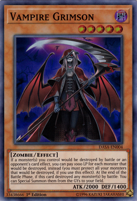 Vampire Grimson [DASA-EN004] Super Rare | Odin's Place